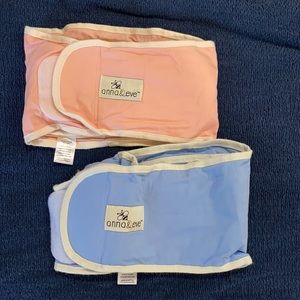 Two Anna & Eve swaddle straps